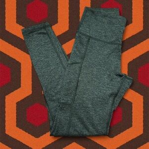 Aerie Women’s High-Waisted Heather Green Activewear Yoga Leggings